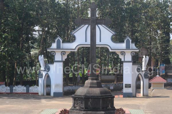 Stone Cross at Kothanalloor Church