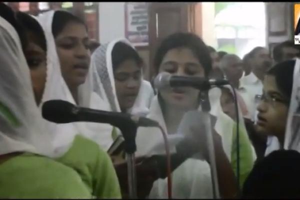 The choir at St. Joseph Church, Kadavanthara